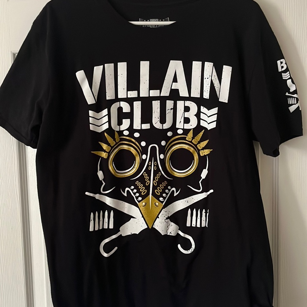 Pro wrestling tees villain club